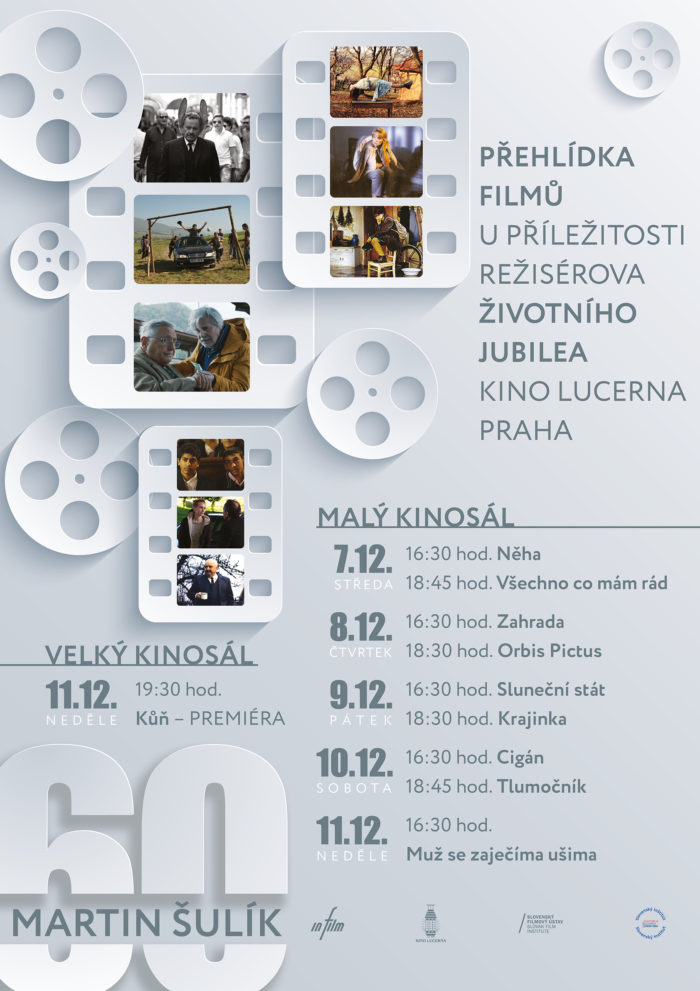 Martin Šulík 60 – Kino Lucerna přehlídka filmů